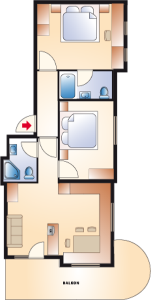 Appartement Rubin Fur 4 7 Personen Apart Acasa In Fiss